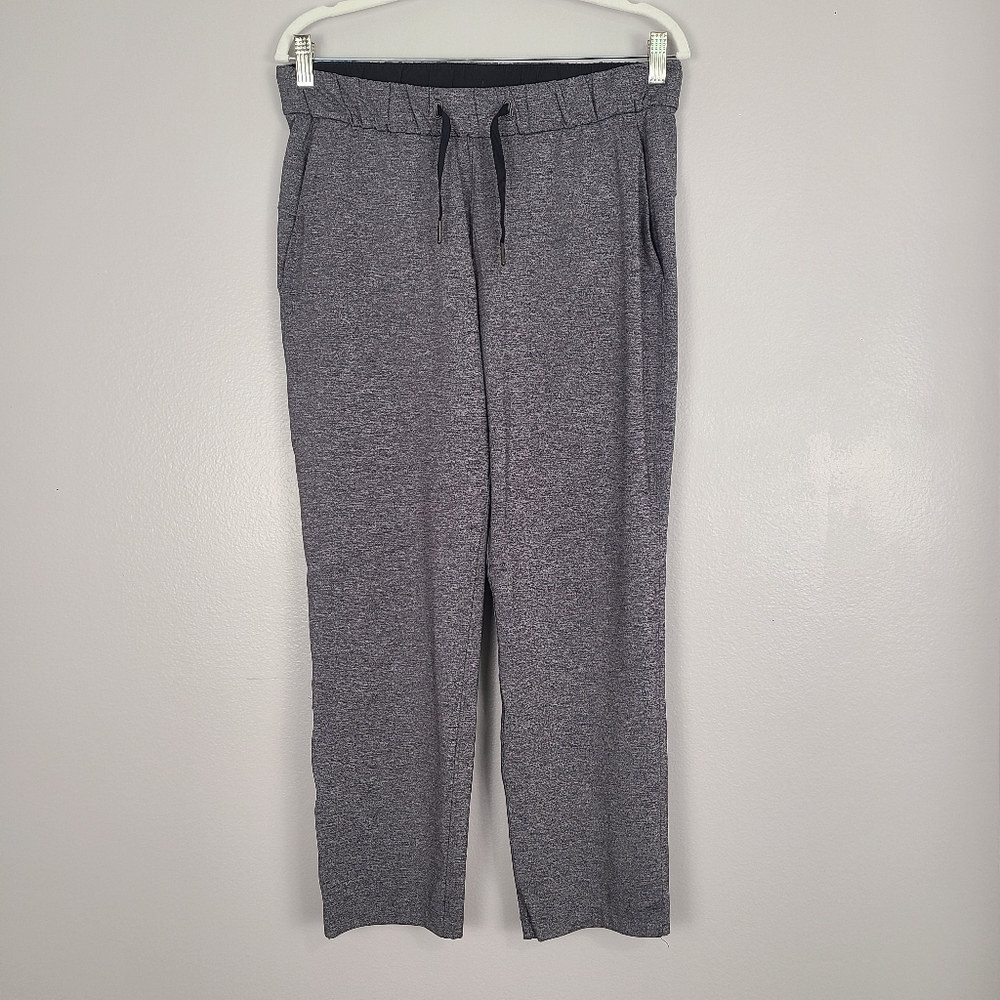 Lululemon On the Fly Heathered Gray Athletic Jogger Track Pants Luxtreme Size 8